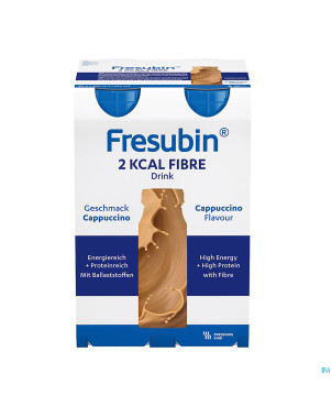 Fresubin 2 kcal fibre drink cappuccino fl 4x200ml