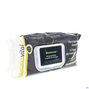 Dermavital lingettes nettoyantes 64