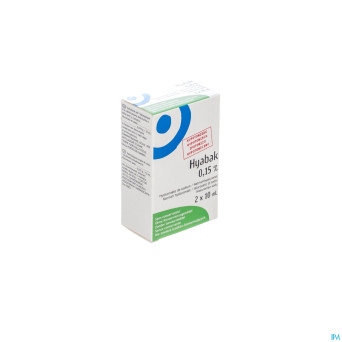 Hyabak protector 0,15% collyre 2x10ml cfr 3040326