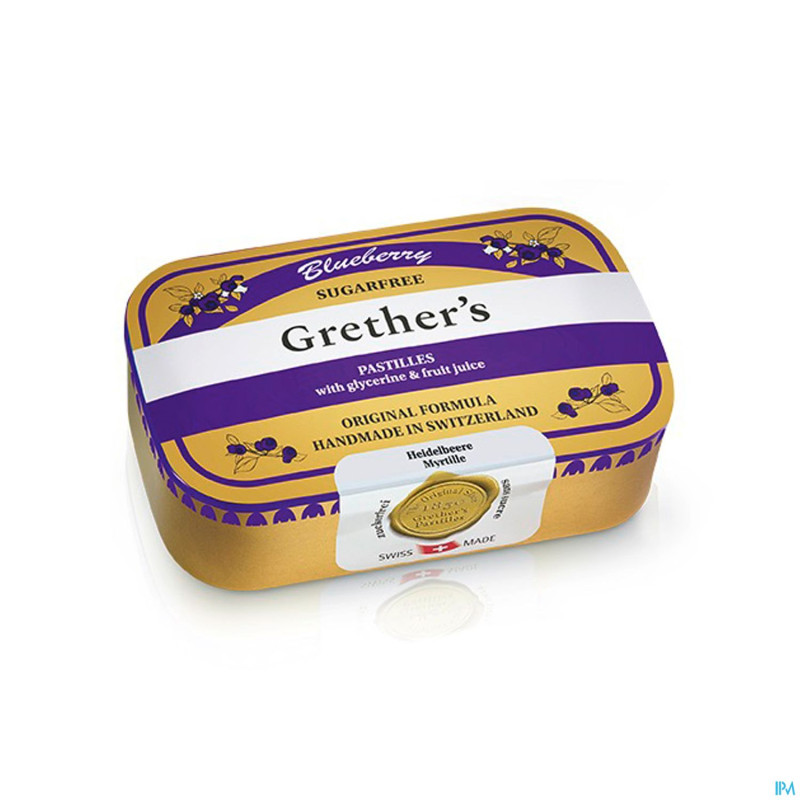 Grether's pastilles blueberry ss 110g