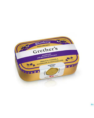 Grether's pastilles blueberry ss 110g