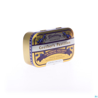 Grether's pastilles blueberry ss 110g