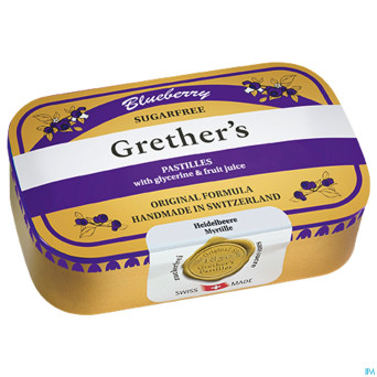 Grether's pastilles blueberry ss 110g