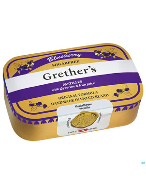 Grether's pastilles blueberry ss 110g
