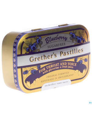 Grether's pastilles blueberry ss 110g