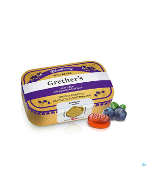 Grether's pastilles blueberry ss 110g