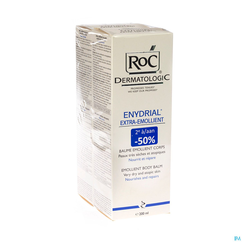 Roc enydrial duo extra-emollient bm corps 2x200ml