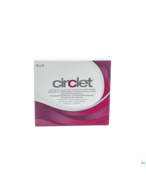Circlet 0,120 mg/0,015 mg/24h anneau vaginal 3