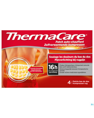 Thermacare cp chauffante douleurs dos 2x2 promo