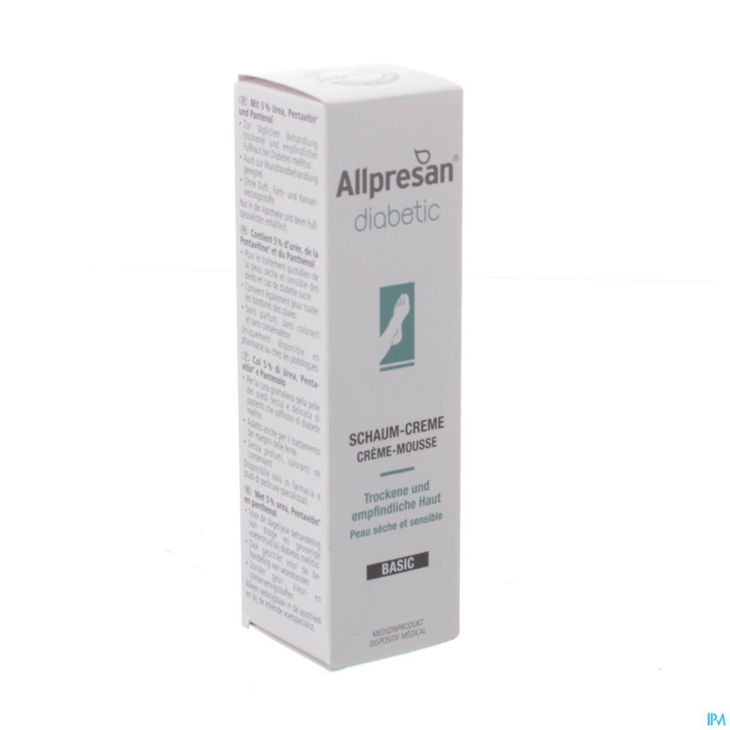 Allpresan diabetic creme mousse basic    125ml