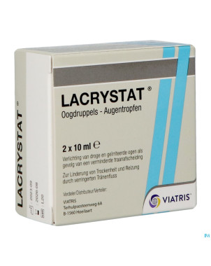 Lacrystat collyre fl 2x10ml nf