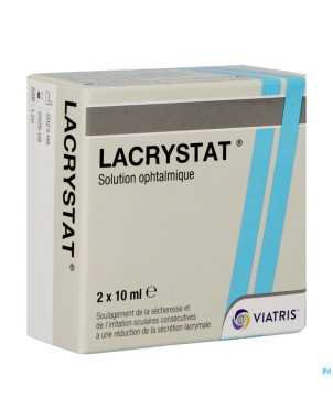 Lacrystat collyre fl 2x10ml nf