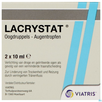 Lacrystat collyre fl 2x10ml nf