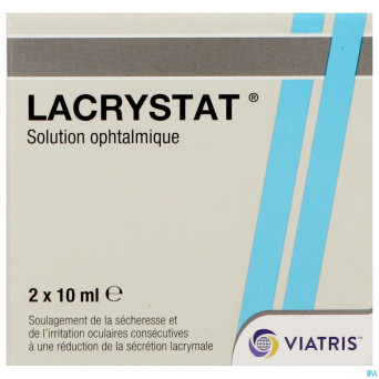 Lacrystat collyre fl 2x10ml nf