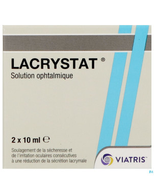 Lacrystat collyre fl 2x10ml nf