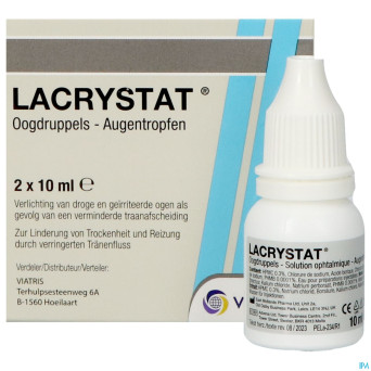 Lacrystat collyre fl 2x10ml nf