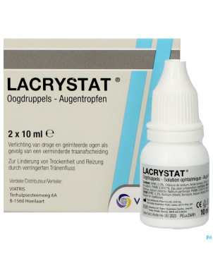 Lacrystat collyre fl 2x10ml nf