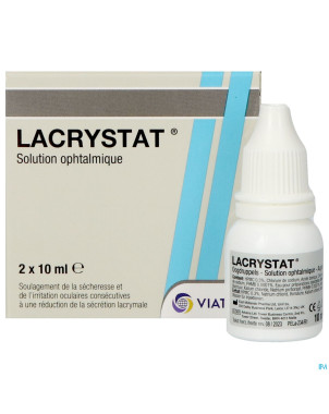 Lacrystat collyre fl 2x10ml nf