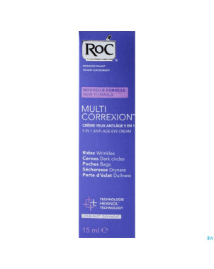 Roc multi correxion cr aa 5en1 yeux 15ml