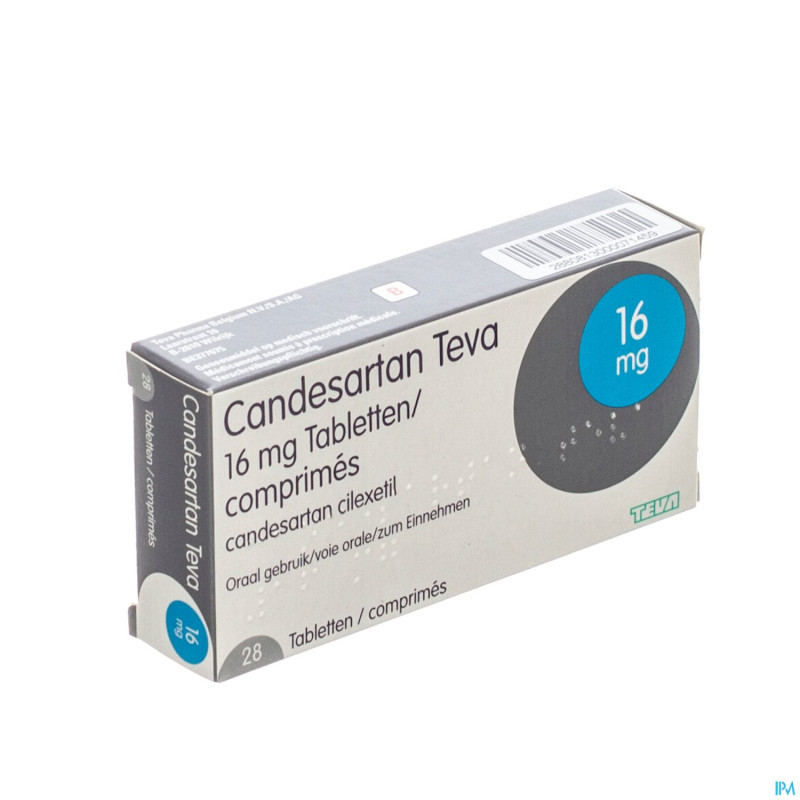 Candesartan teva tabl 28 x 16 mg