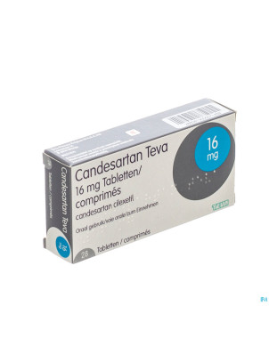 Candesartan teva tabl 28 x 16 mg