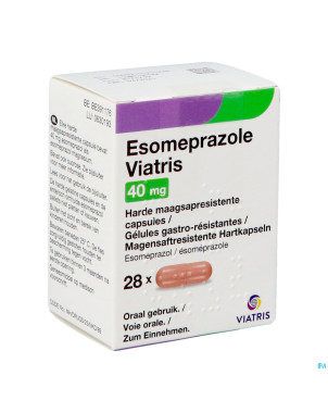 Esomeprazole viatris 40mg caps 28