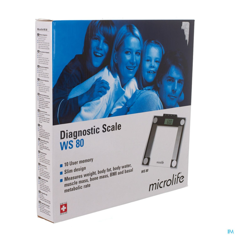 Microlife pese personne diagnostic ws80