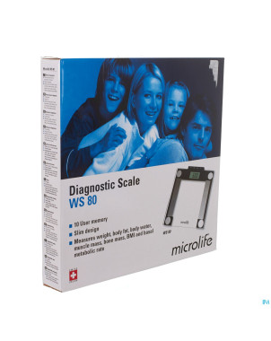 Microlife pese personne diagnostic ws80