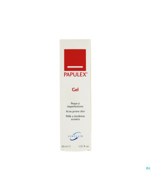 Papulex soin de la peau gel 40ml rempl.1745652
