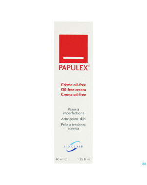 Papulex creme oil free p acne tb 40ml rempl2356954