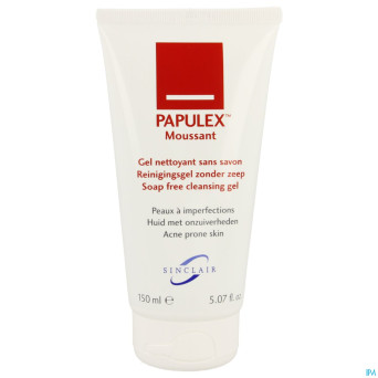 Papulex moussant gel nett s/savon tube 150ml