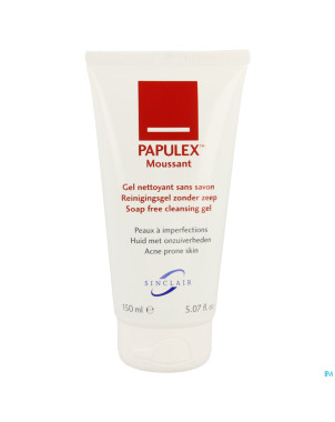 Papulex moussant gel nett s/savon tube 150ml