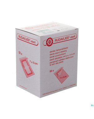 Noba rudavlies pans sterile    5cmx 7cm 50 9280450