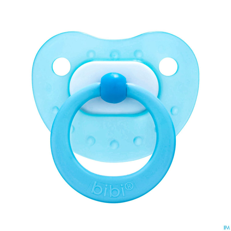 Bibi sucette uni color turquoise 6mois new