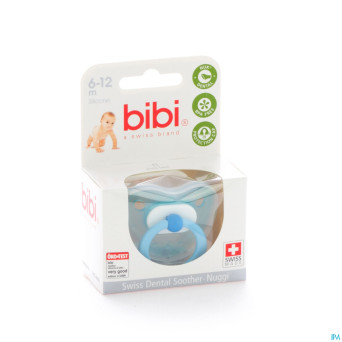 Bibi sucette uni color turquoise 6mois new