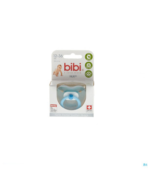 Bibi sucette uni color turquoise 12mois new