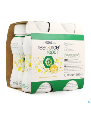 Resource repair vanille bouteille 4x200ml