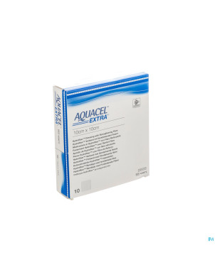 Aquacel extra pans hydrofiber+renf.fibr.10x10cm 10