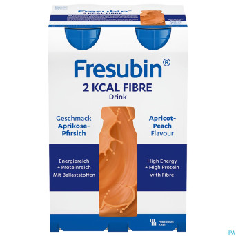 Fresubin 2 kcal fibre drink peche-abricot 4x200ml