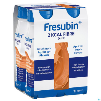 Fresubin 2 kcal fibre drink peche-abricot 4x200ml