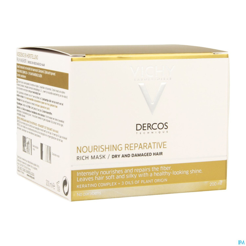 Vichy dercos nutrireparateur masque 200ml