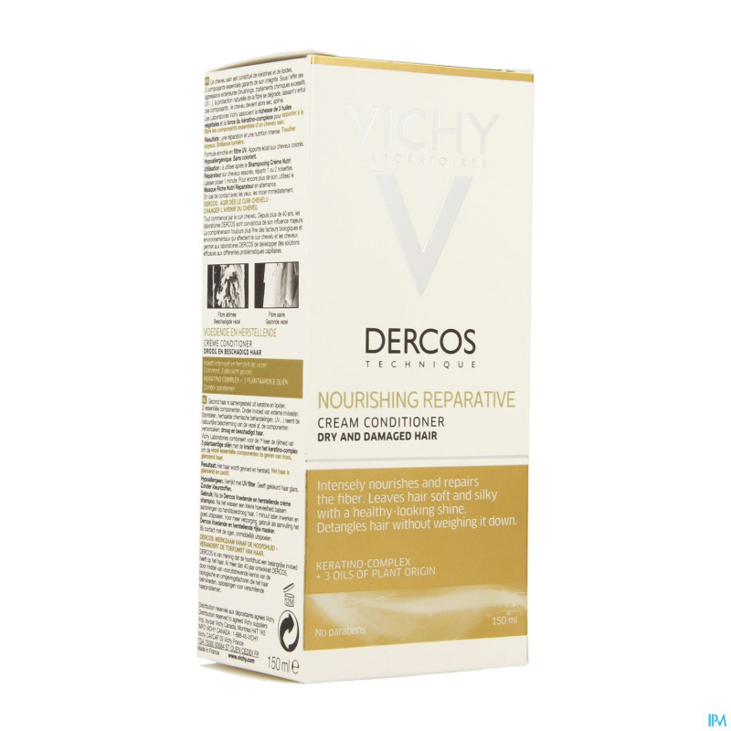 Vichy dercos nutrireparateur conditioner    150ml