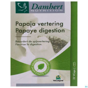 Damhert papaja-digestion  v-caps 30