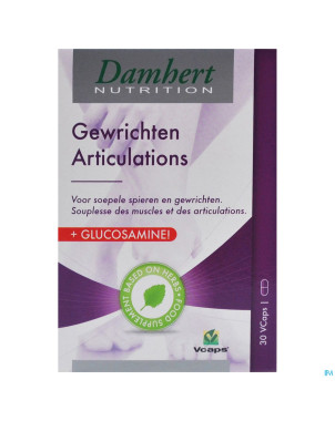 Damhert articulation glucosamine v-caps 30