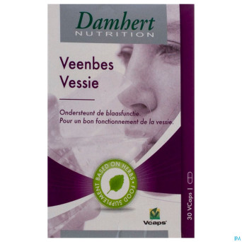 Damhert vessie-cranberry  v-caps 30