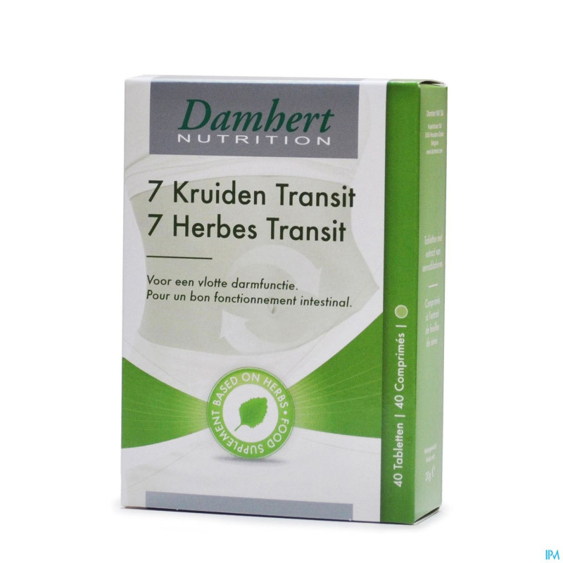 Damhert 7 herbes laxant    comp 30