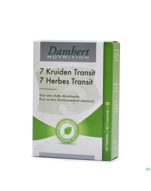 Damhert 7 herbes laxant    comp 30