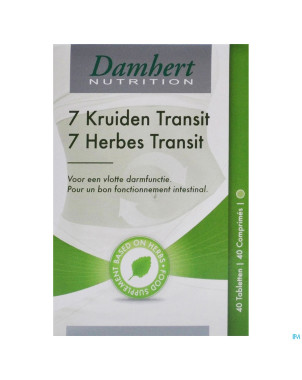 Damhert 7 herbes laxant    comp 30
