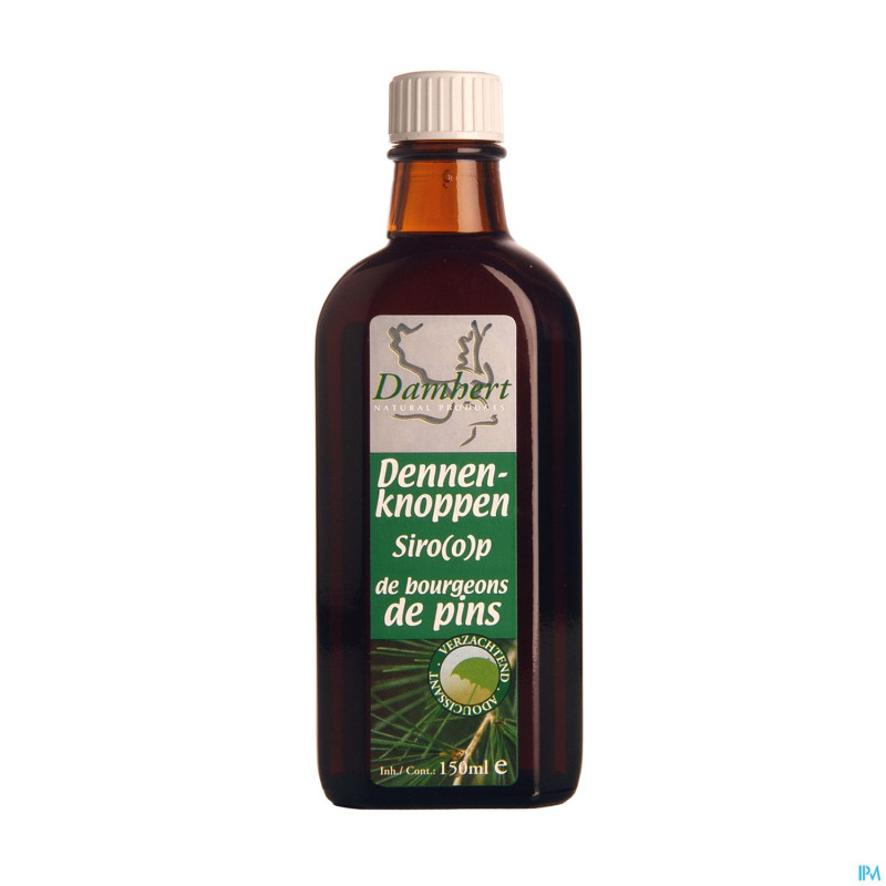 Damhert sirop bourgeons de pin 150ml