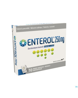 Enterol 250 mg caps harde dur s/blister 10x250mg